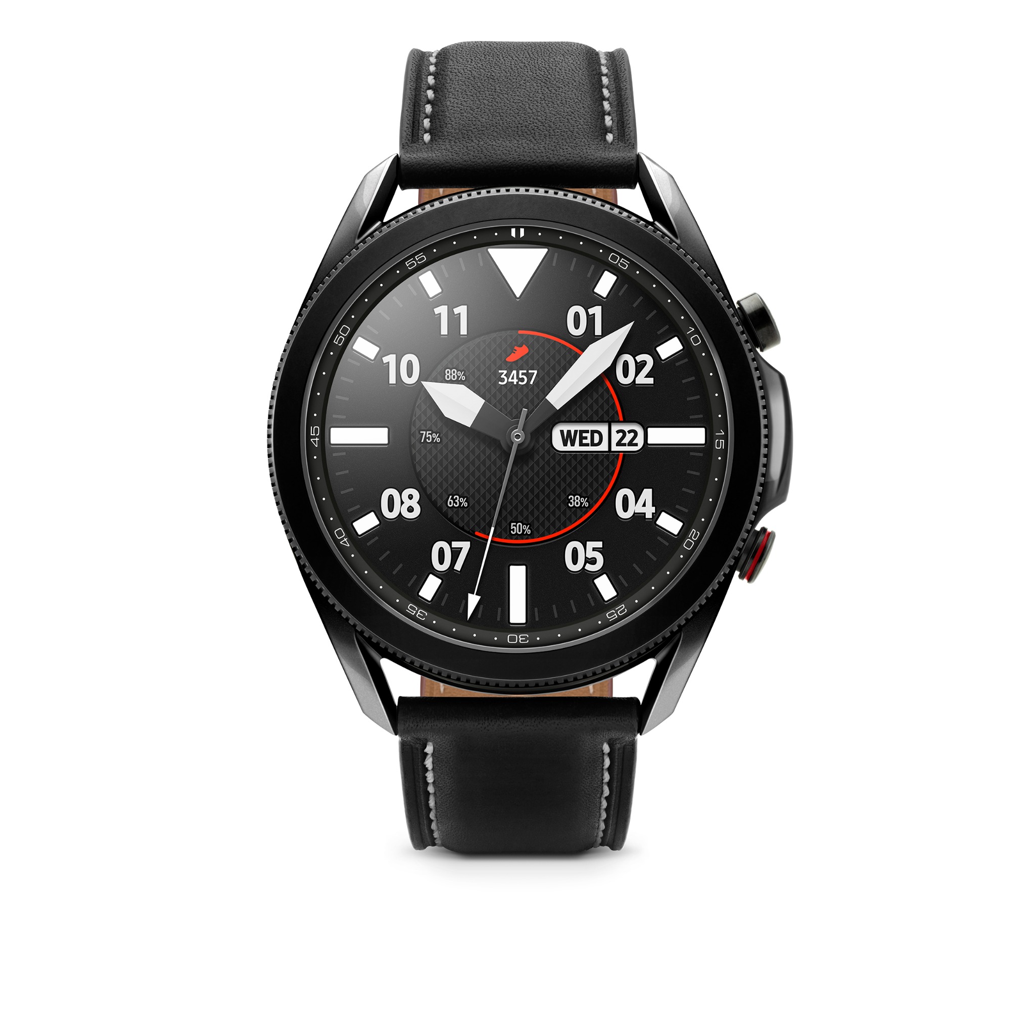 Samsung Galaxy Watch3 Mystic Black / Front