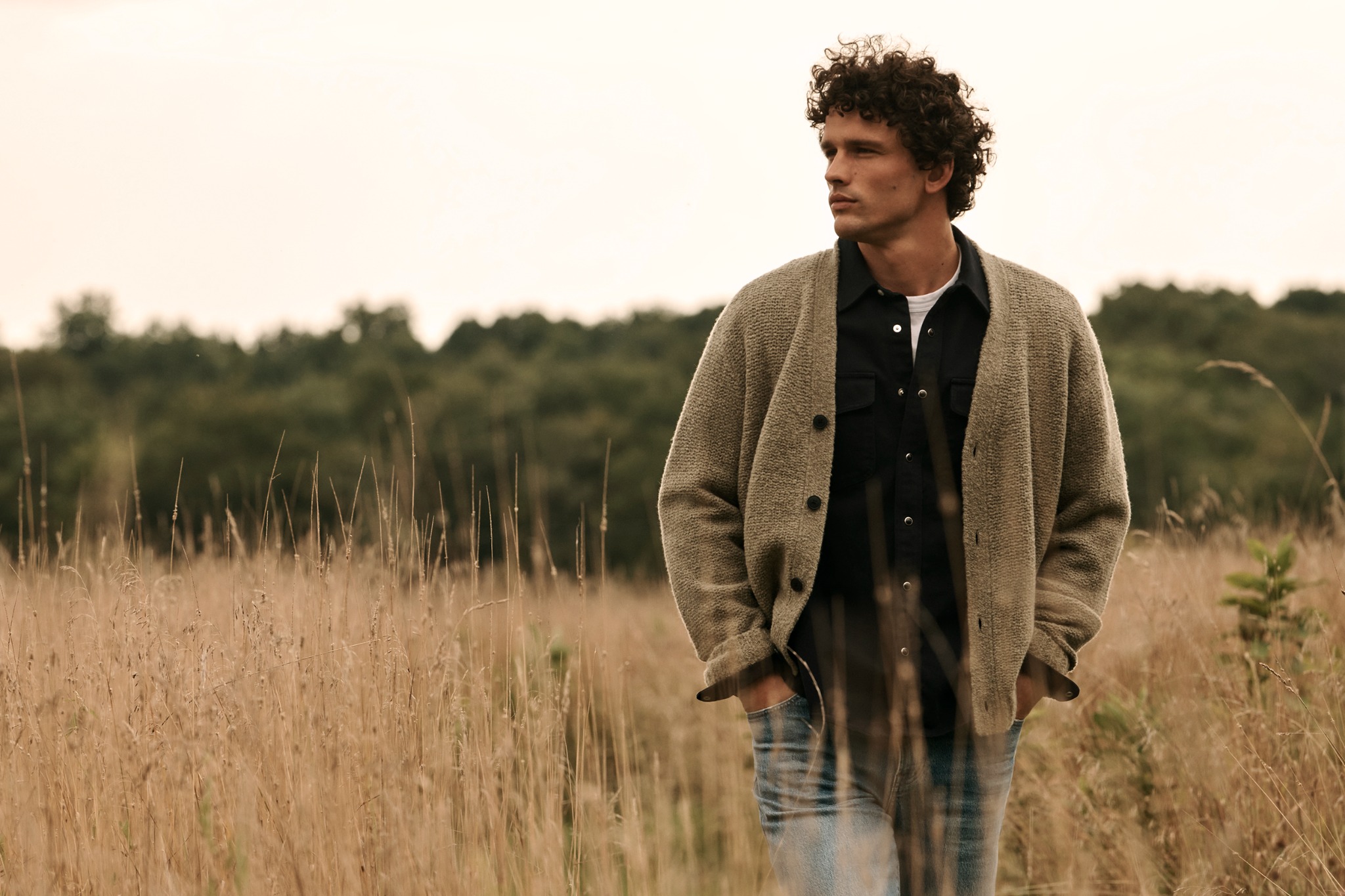 Man standing in a field